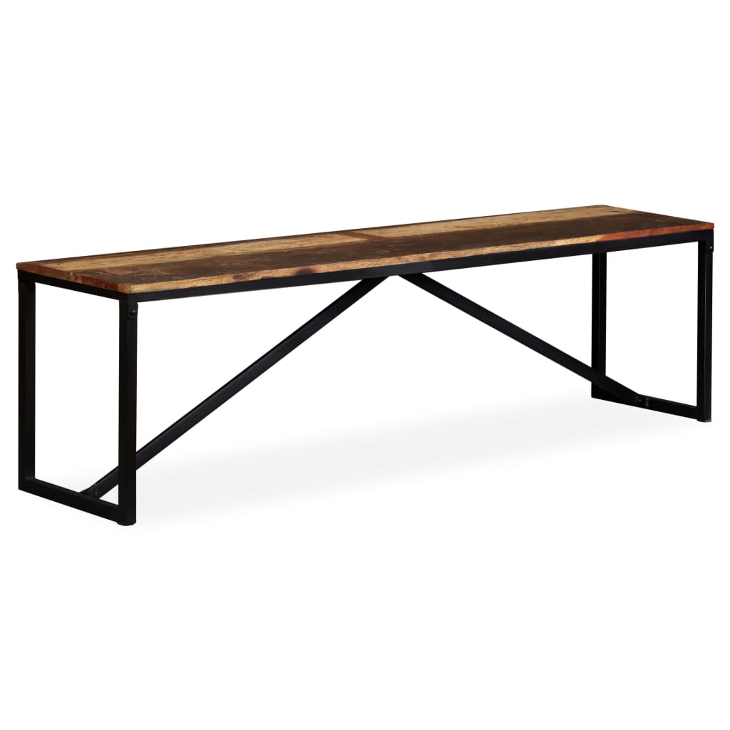 Banc 110x35x45 cm en manguier massif