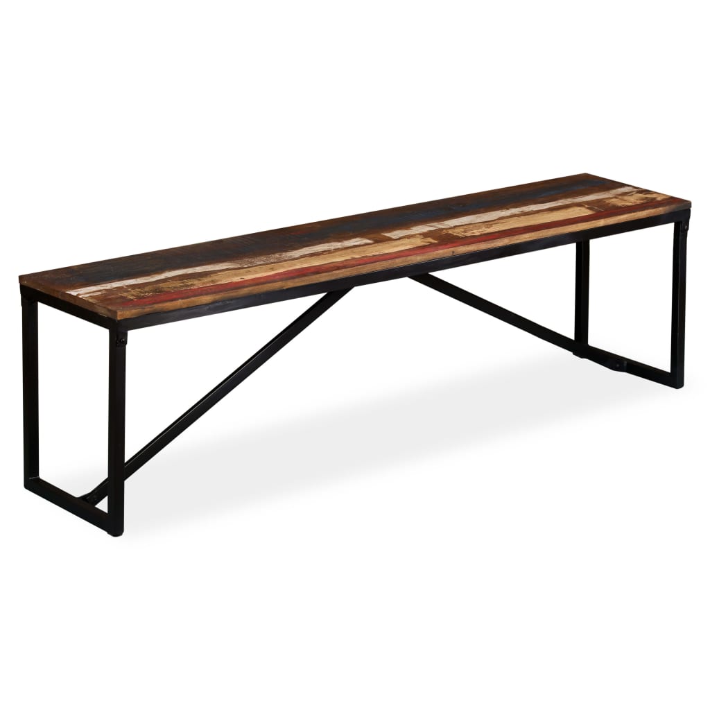 Banc 110x35x45 cm en manguier massif