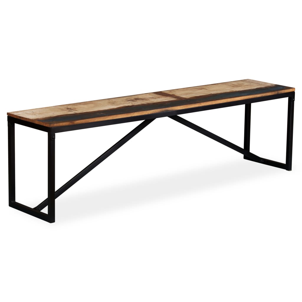 Banc 110x35x45 cm en manguier massif