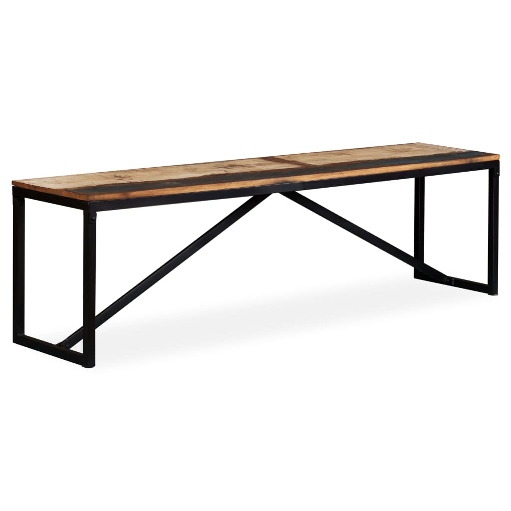 Banc 110x35x45 cm en manguier massif