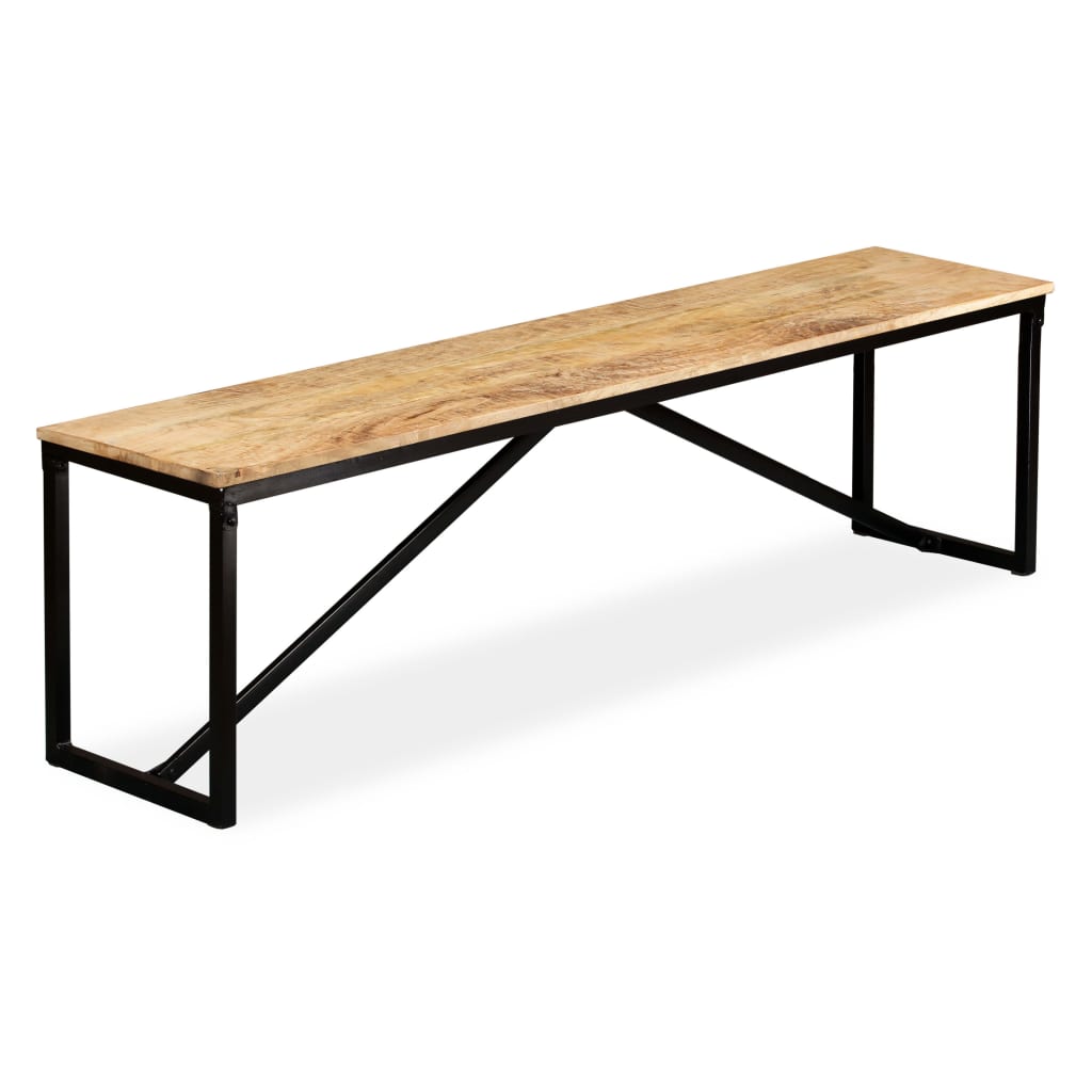 Banc 110x35x45 cm en manguier massif