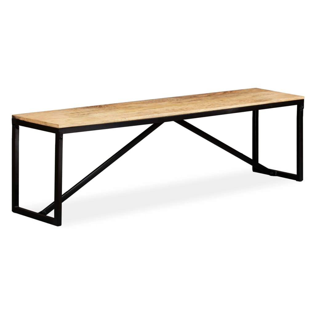 Banc 110x35x45 cm en manguier massif