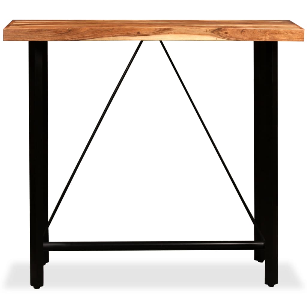 Table de bar 150x70x107 cm bois d'acacia massif