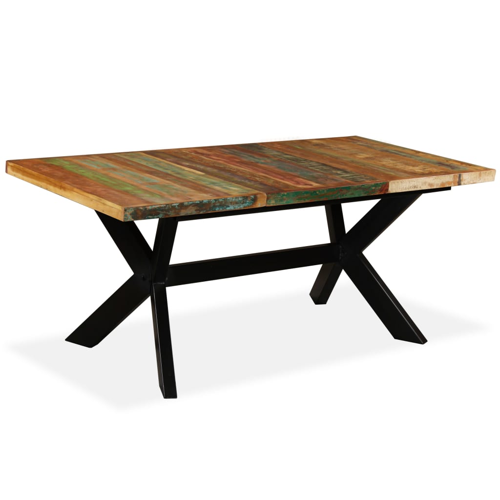 Table à manger 200x100x75 cm en bois de manguier massif