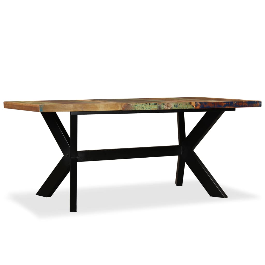 Table à manger 200x100x75 cm en bois de manguier massif