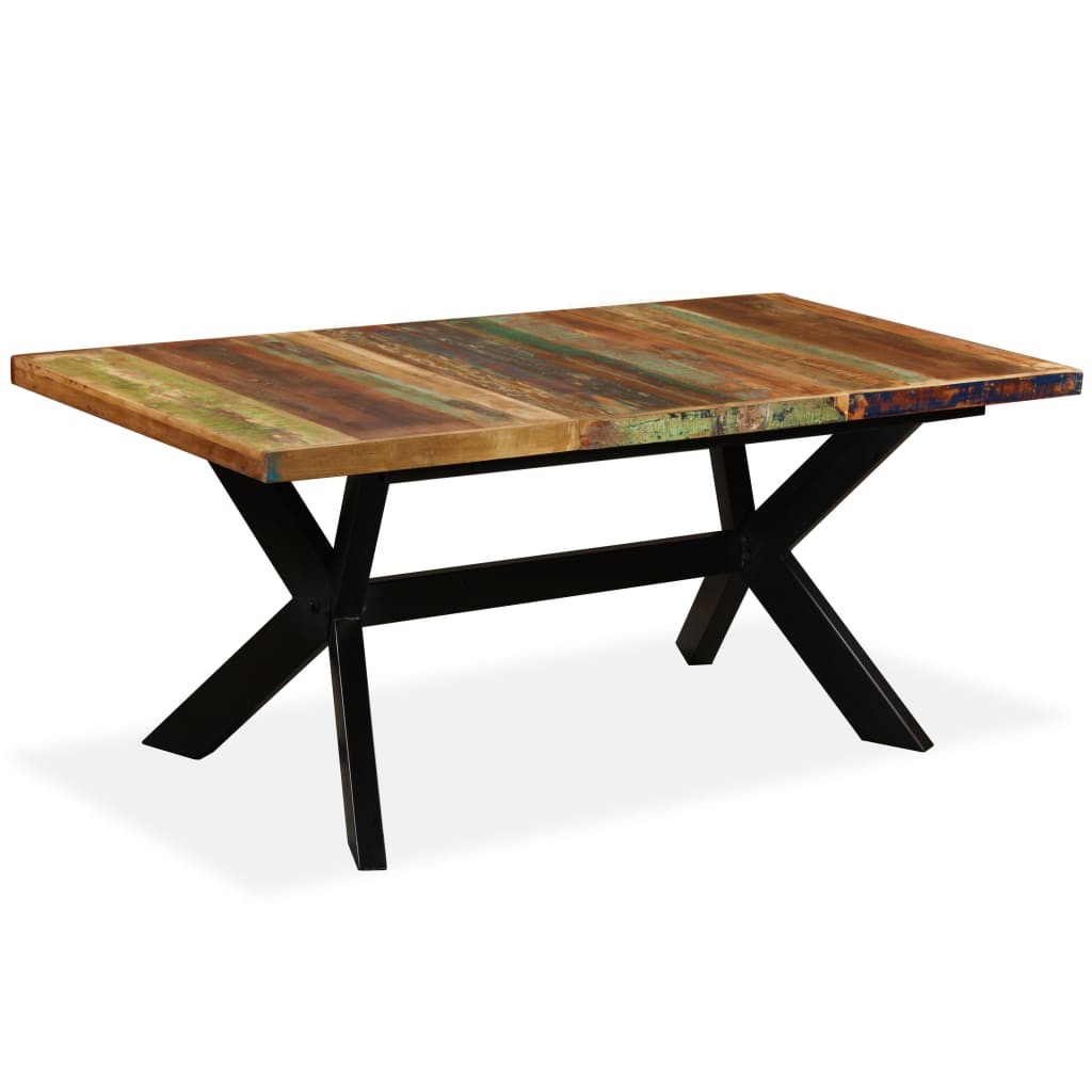 Table à manger 200x100x75 cm en bois de manguier massif