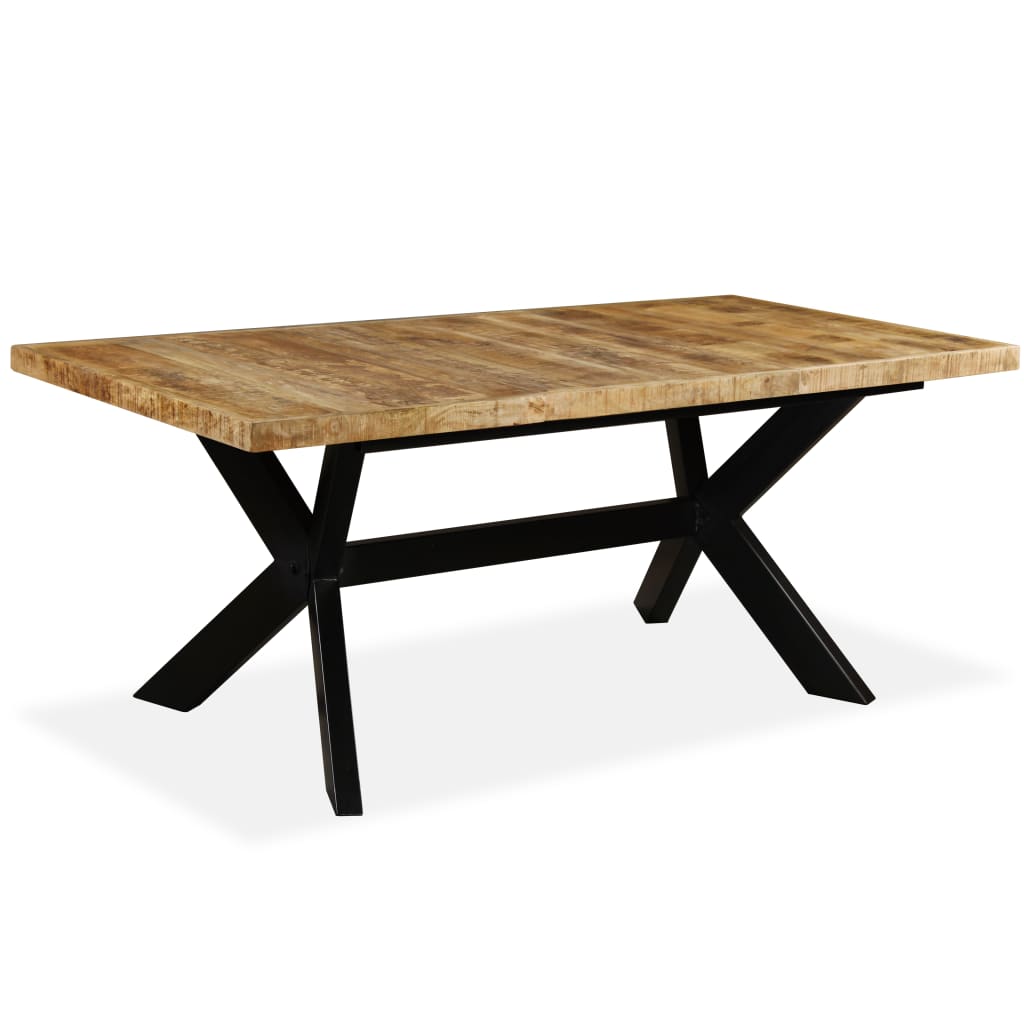 Table à manger 200x100x75 cm en bois de manguier massif