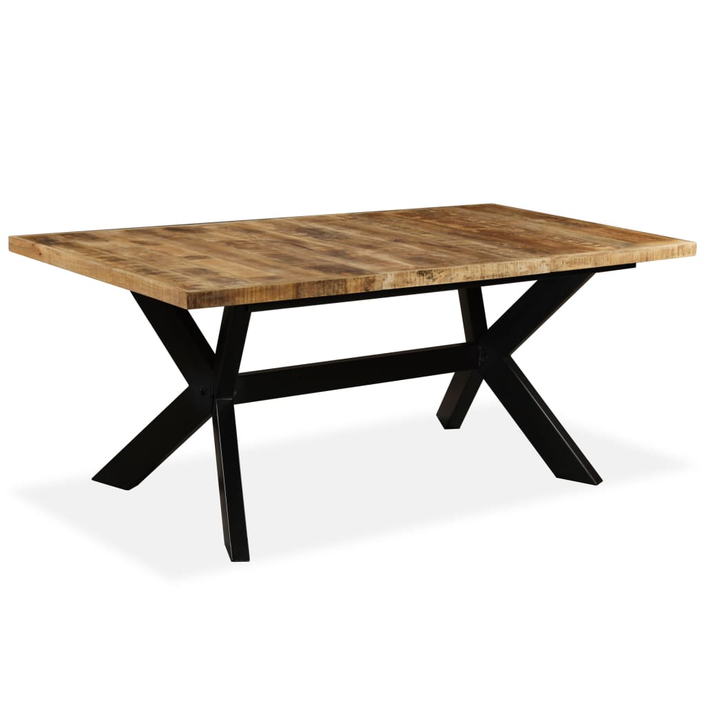 Table à manger 200x100x75 cm en bois de manguier massif