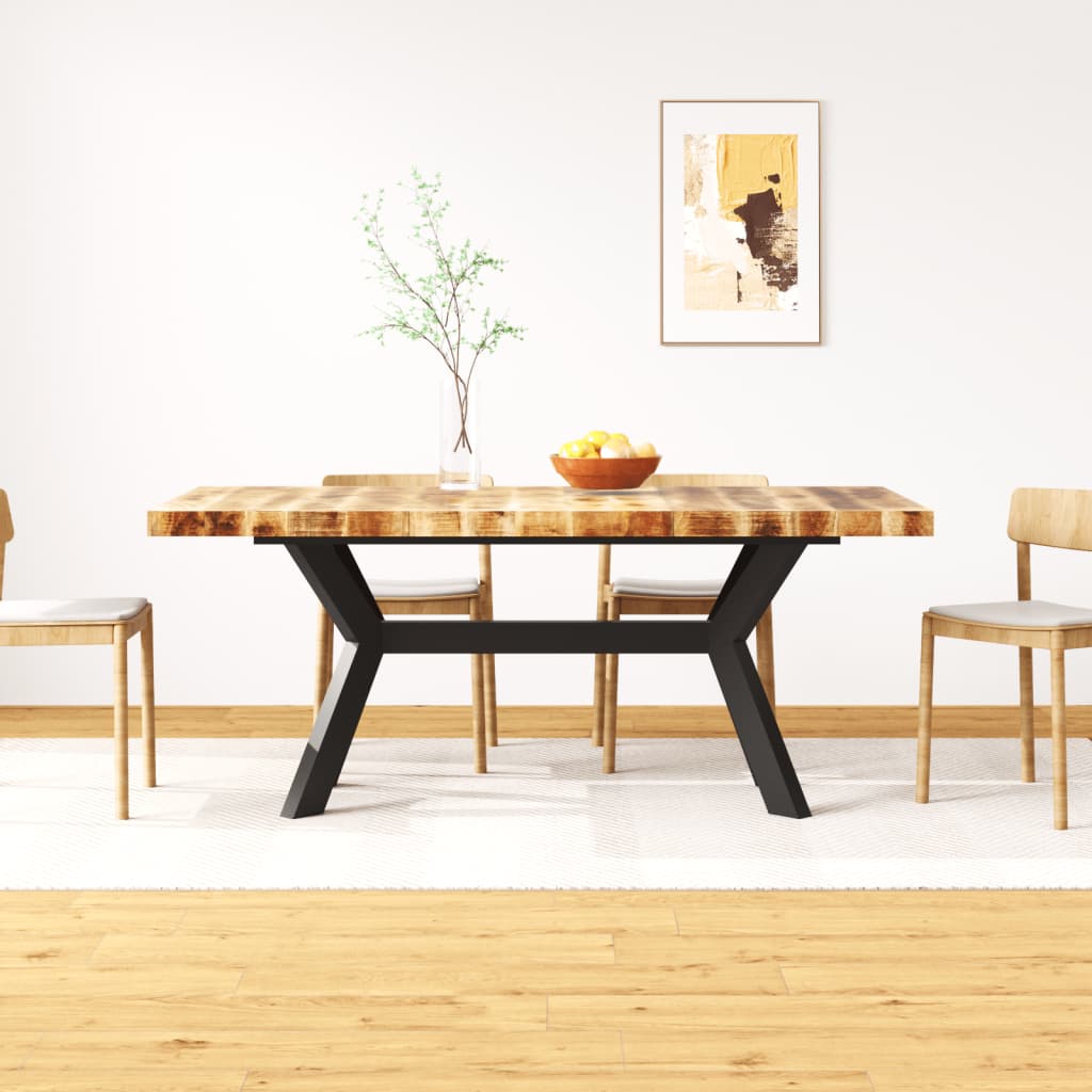 Table à manger 200x100x75 cm en bois de manguier massif