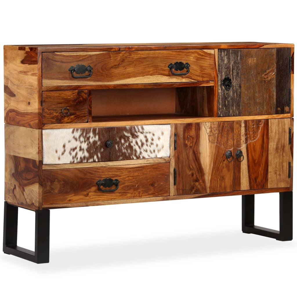 Buffet 115x30x80 cm en bois de Sesham massif