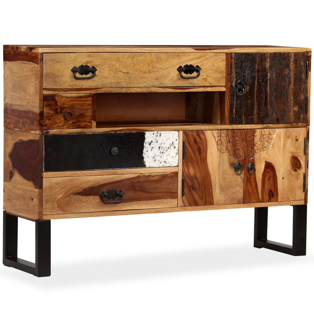 Buffet 115x30x80 cm en bois de Sesham massif