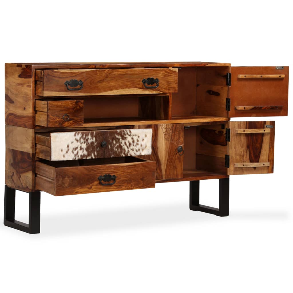 Buffet 115x30x80 cm en bois de Sesham massif