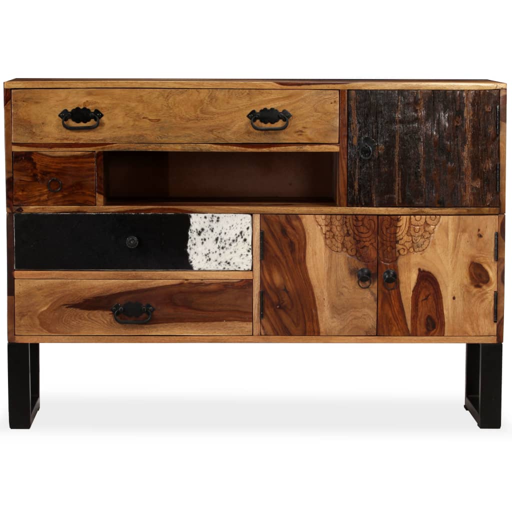 Buffet 115x30x80 cm en bois de Sesham massif