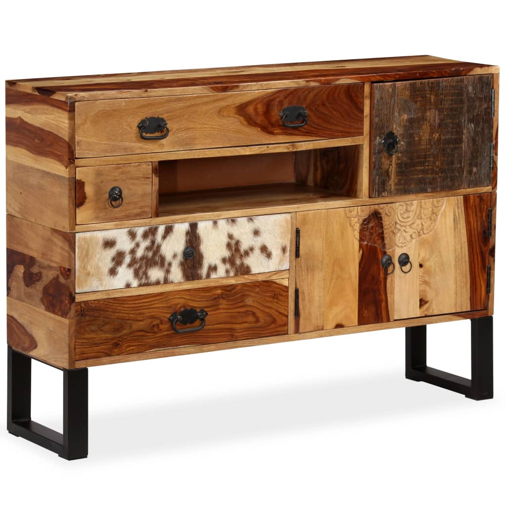 Buffet 115x30x80 cm en bois de Sesham massif