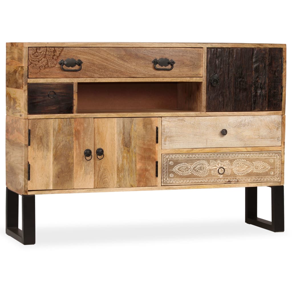 Buffet 115x30x80 cm en bois de Sesham massif