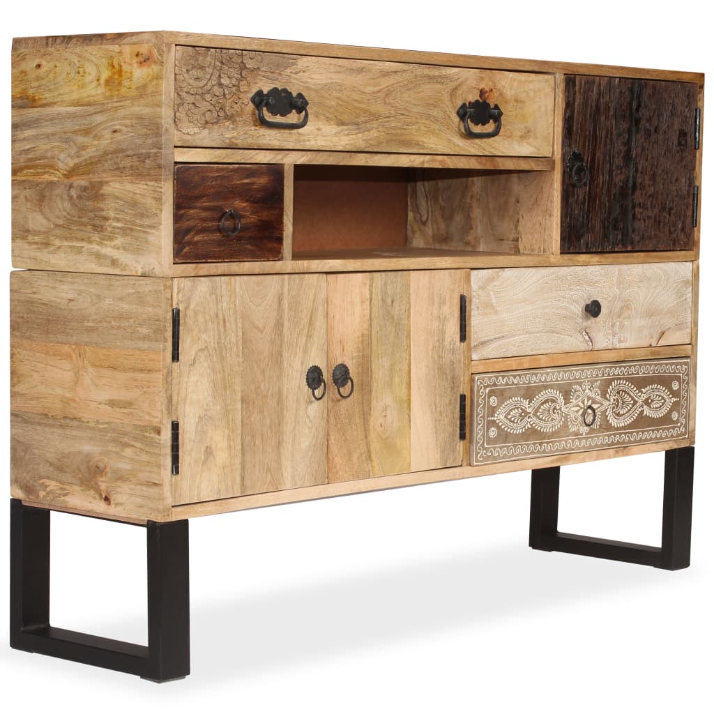 Buffet 115x30x80 cm en bois de Sesham massif