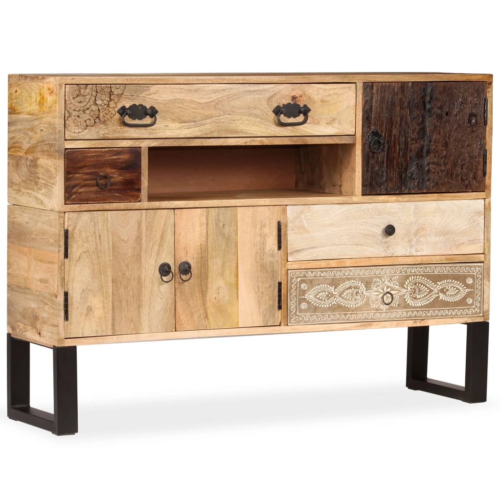 Buffet 115x30x80 cm en bois de Sesham massif