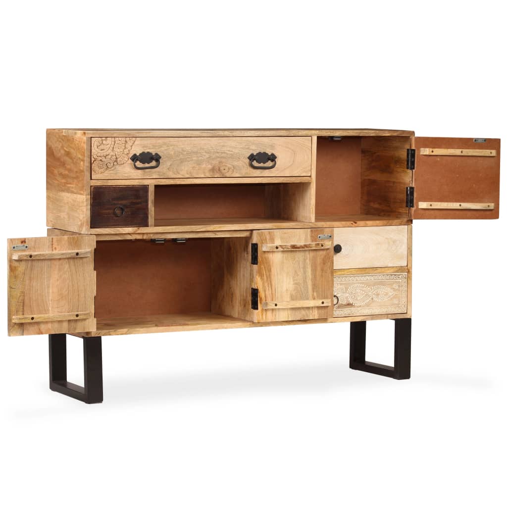 Buffet 115x30x80 cm en bois de Sesham massif