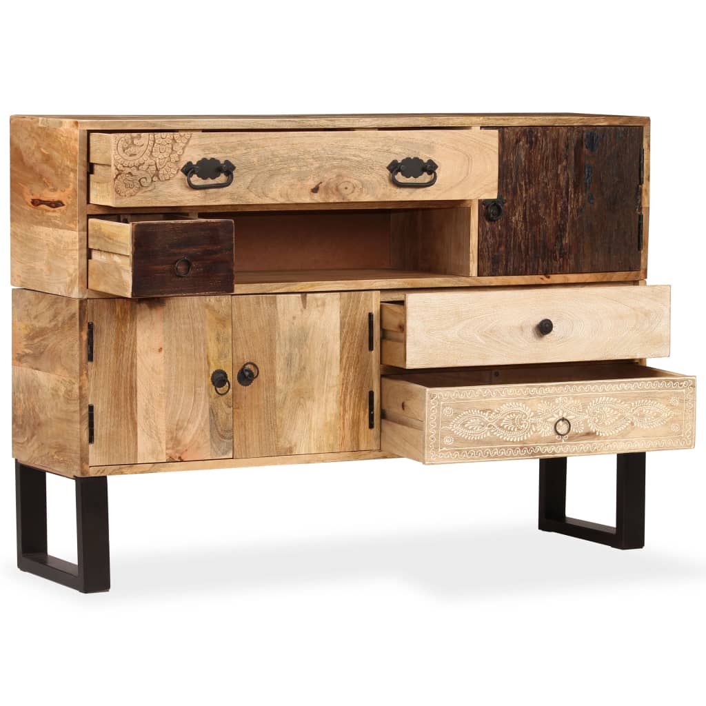 Buffet 115x30x80 cm en bois de Sesham massif