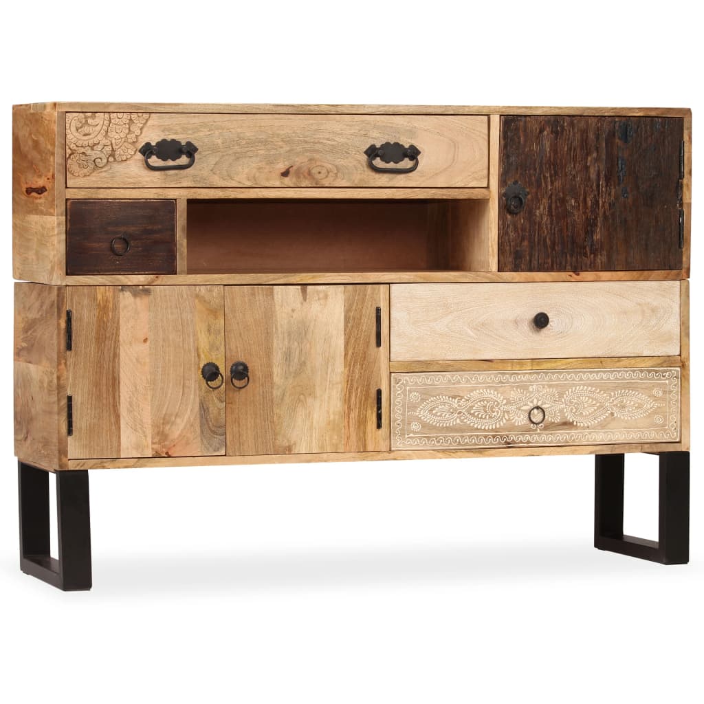 Buffet 115x30x80 cm en bois de Sesham massif