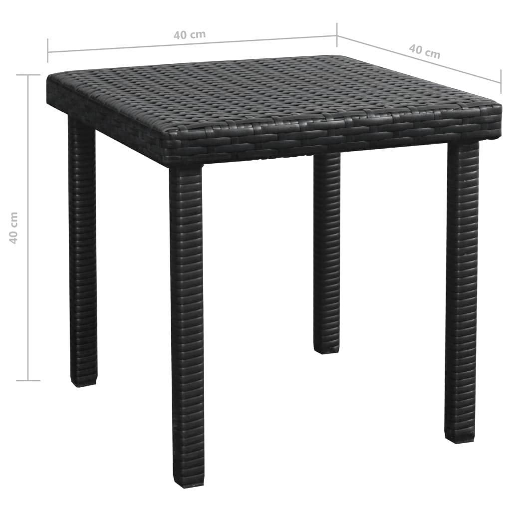 Ligbedden 2 st met tafel poly rattan