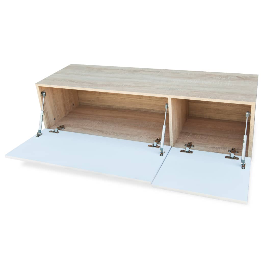 Tv-meubel 120x40x34 cm bewerkt hout hoogglans