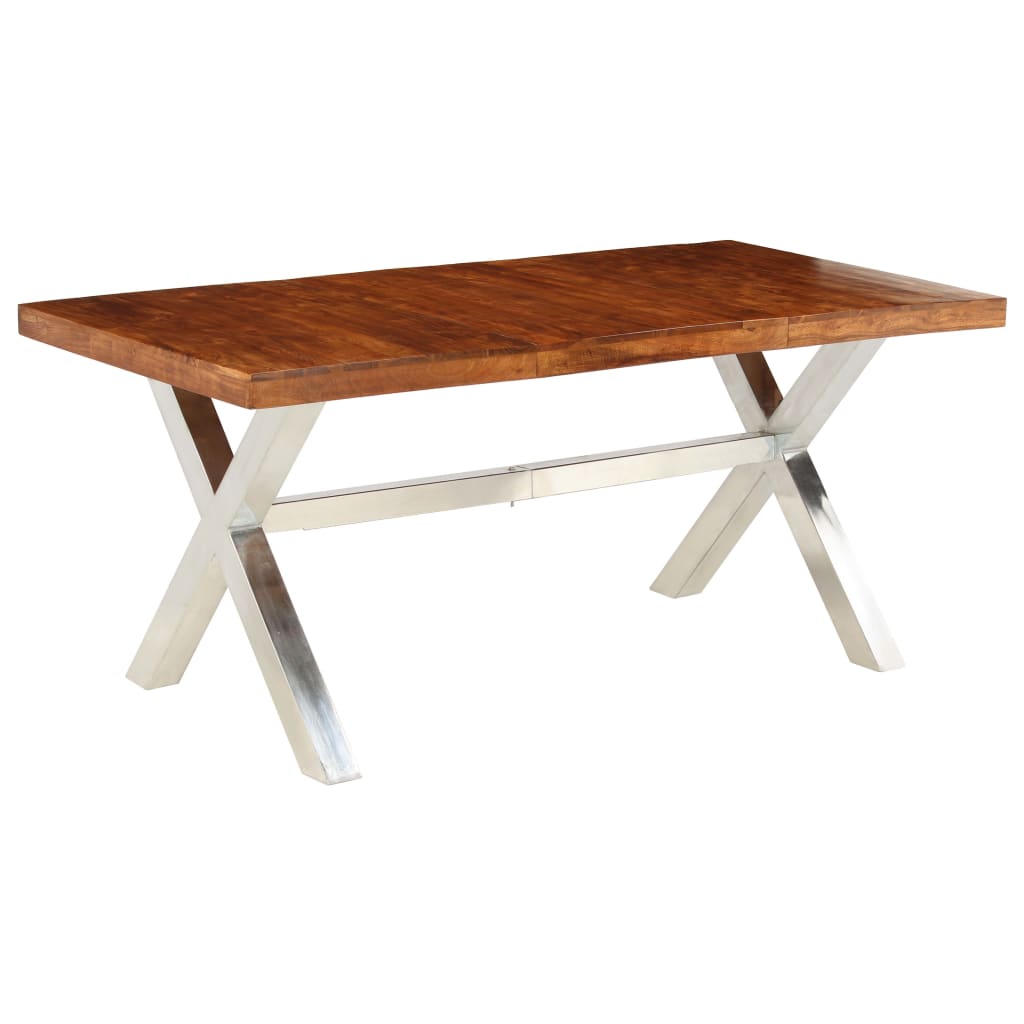 Table à manger 180x90x76 cm acacia massif et bois de manguier