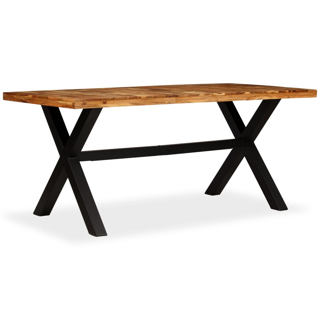 Table à manger 180x90x76 cm acacia massif et bois de manguier