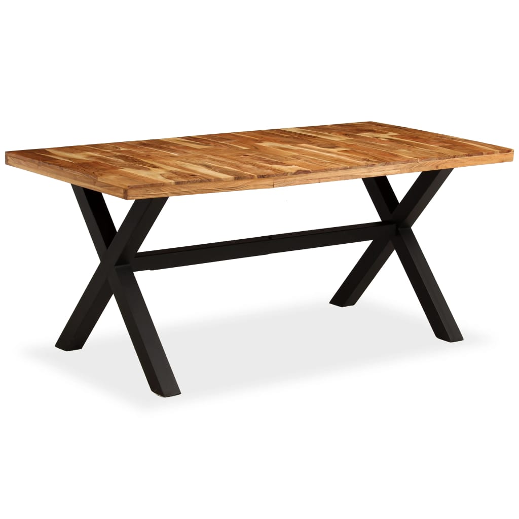 Table à manger 180x90x76 cm acacia massif et bois de manguier