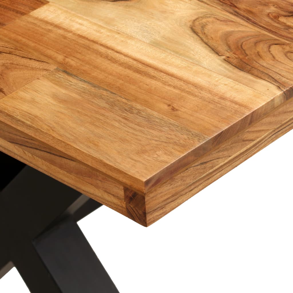 Table à manger 180x90x76 cm acacia massif et bois de manguier