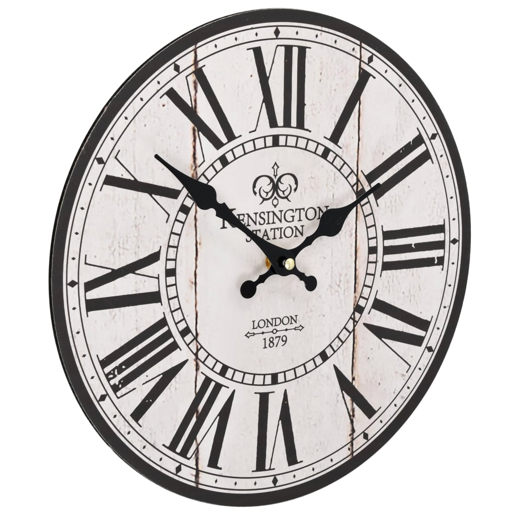 Horloge murale style vintage 30 cm