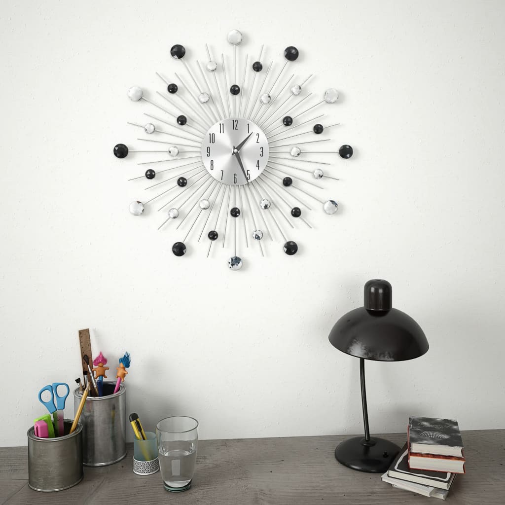 Horloge murale avec mécanisme à quartz 50 cm design moderne