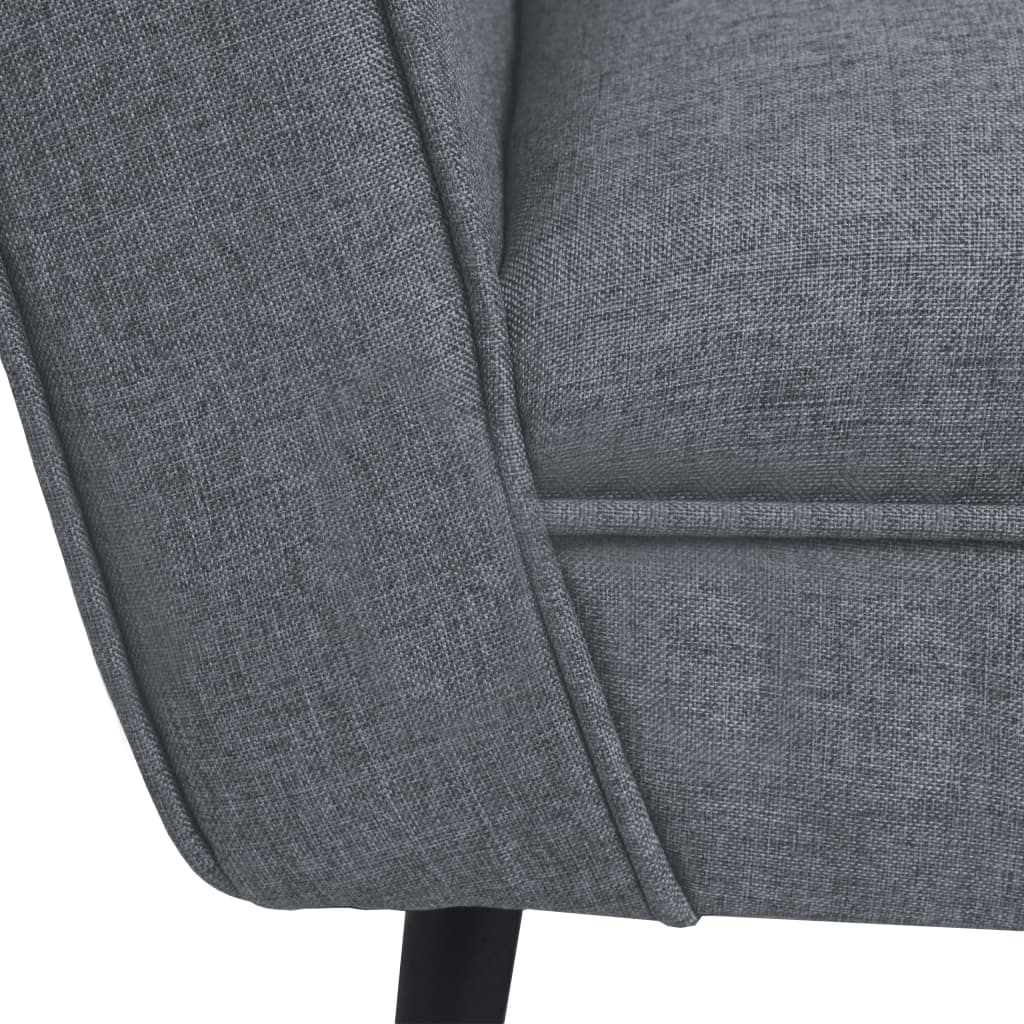 Fauteuil acier et tissu