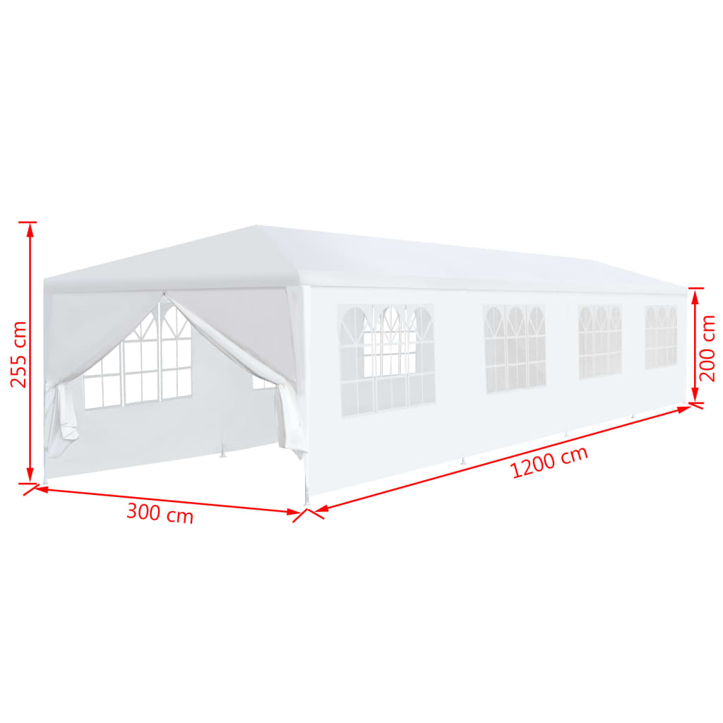 Partytent 3x12 m