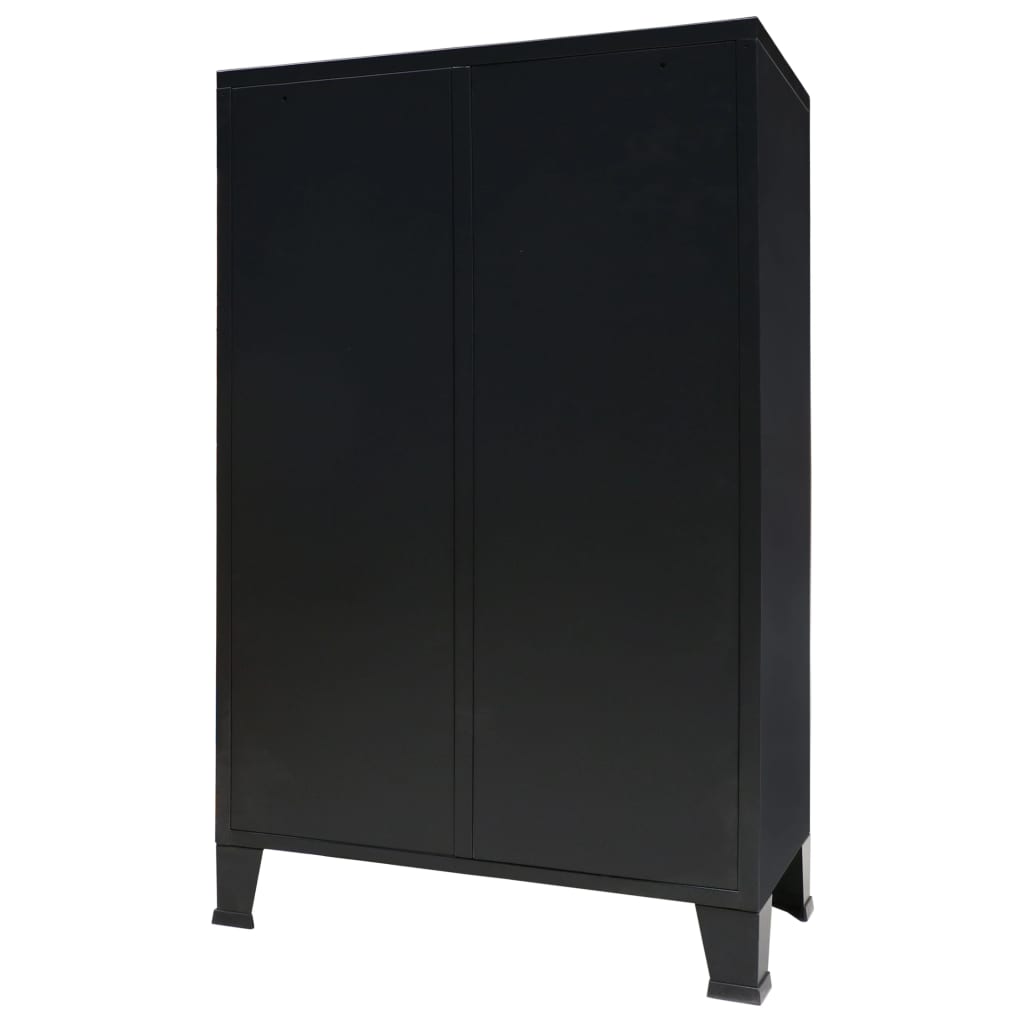 Armoire industrielle 67x35x107 cm acier anthracite