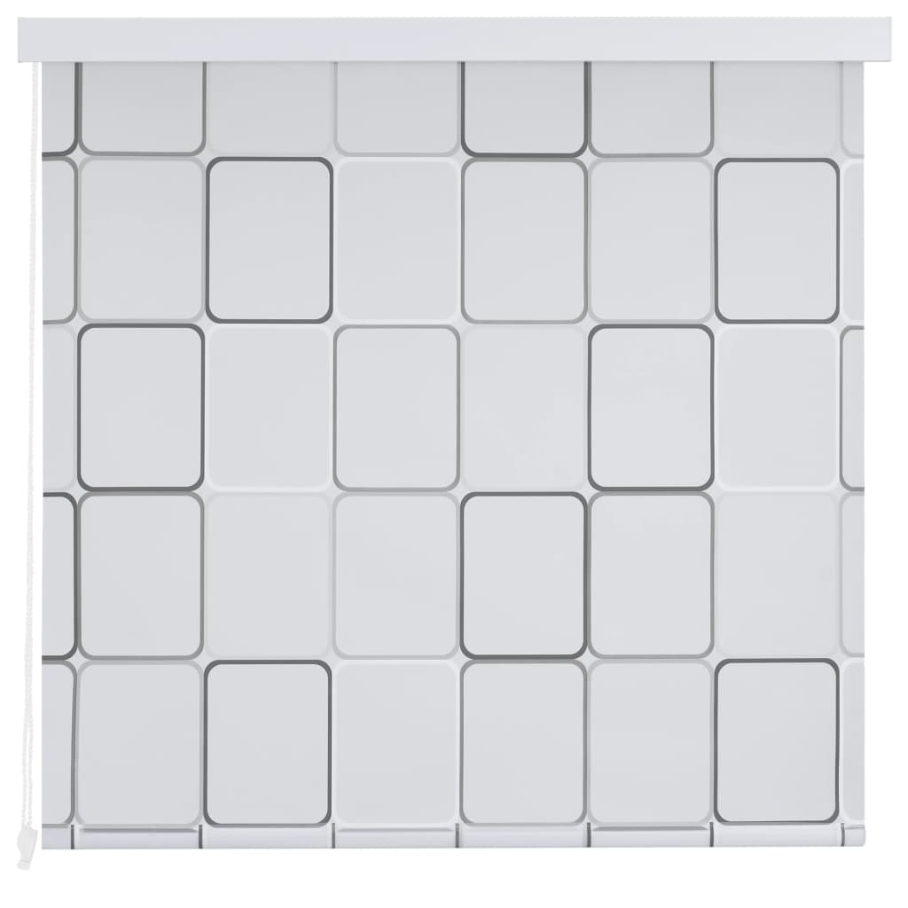 Store enrouleur pour douche 140x240 cm blanc