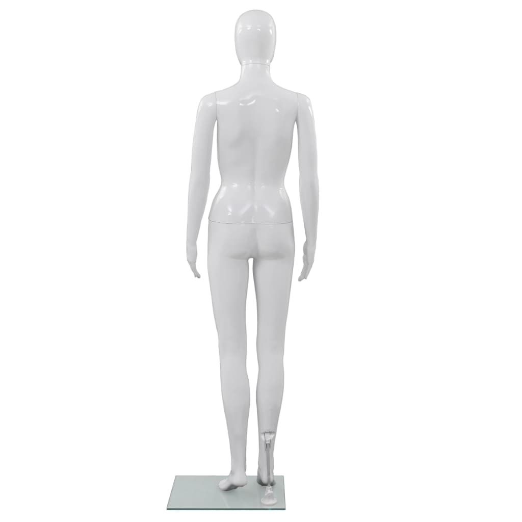 Mannequin homme avec socle en verre 175 cm brillant