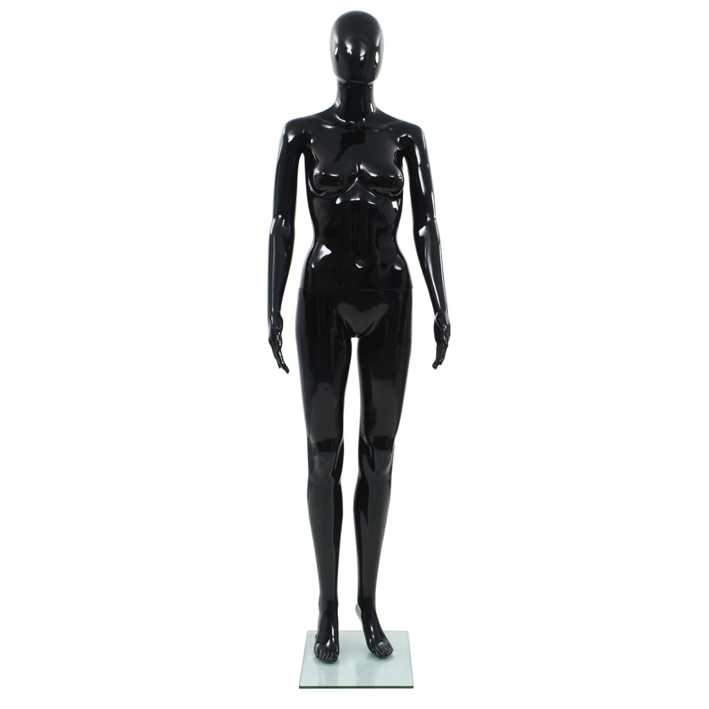 Mannequin homme avec socle en verre 175 cm brillant