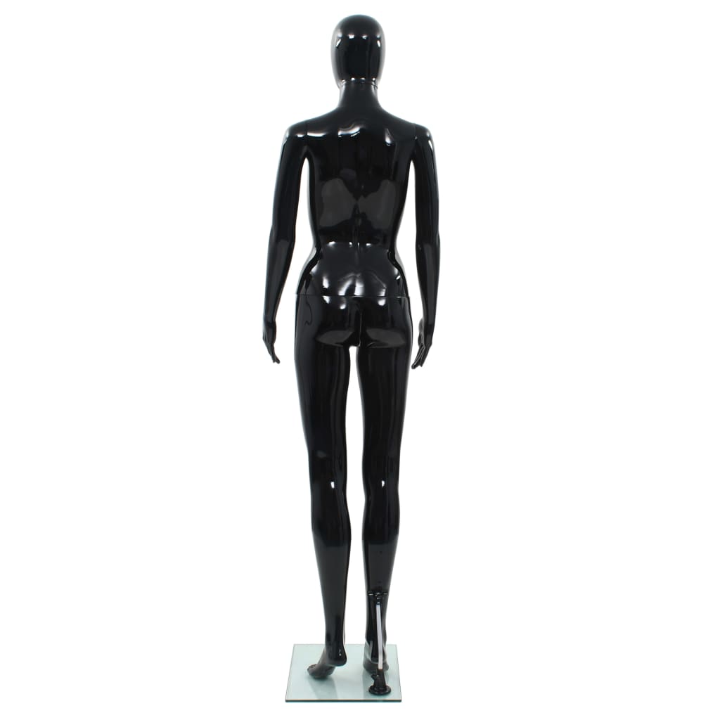 Mannequin homme avec socle en verre 175 cm brillant