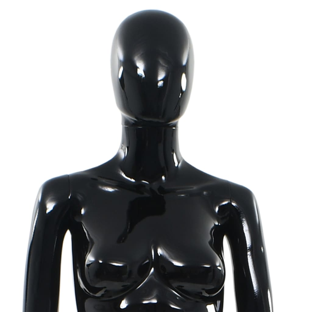 Mannequin homme avec socle en verre 175 cm brillant