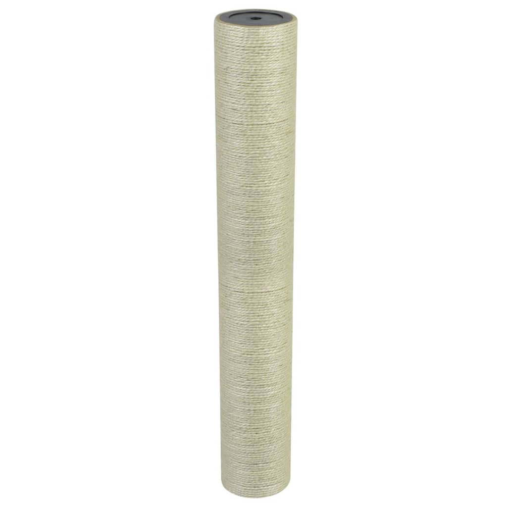 Kattenkrabpaal 8x50 cm 8 mm beige