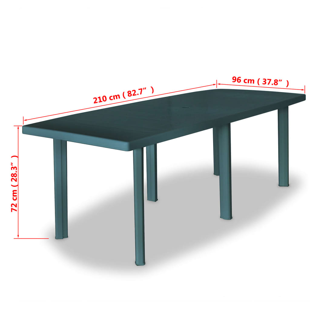 Ensemble de jardin en plastique 9 pièces