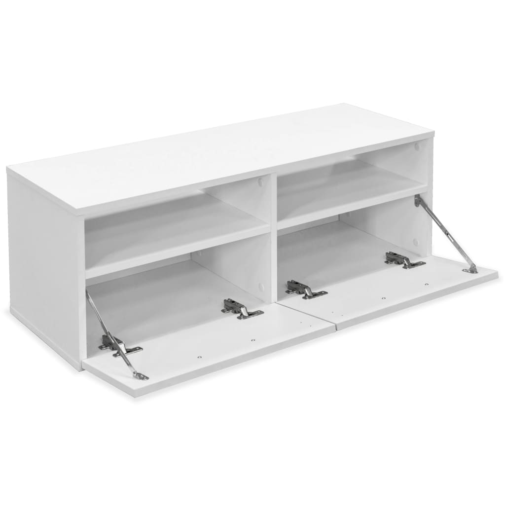 Meuble TV 2 pcs 95x35x36 cm en dérivé du bois couleur chêne