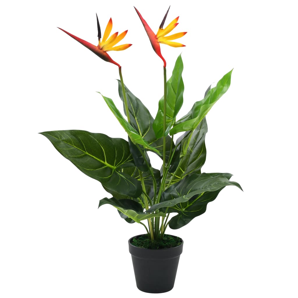 Plante artificielle oiseau de paradis fleur 66 cm