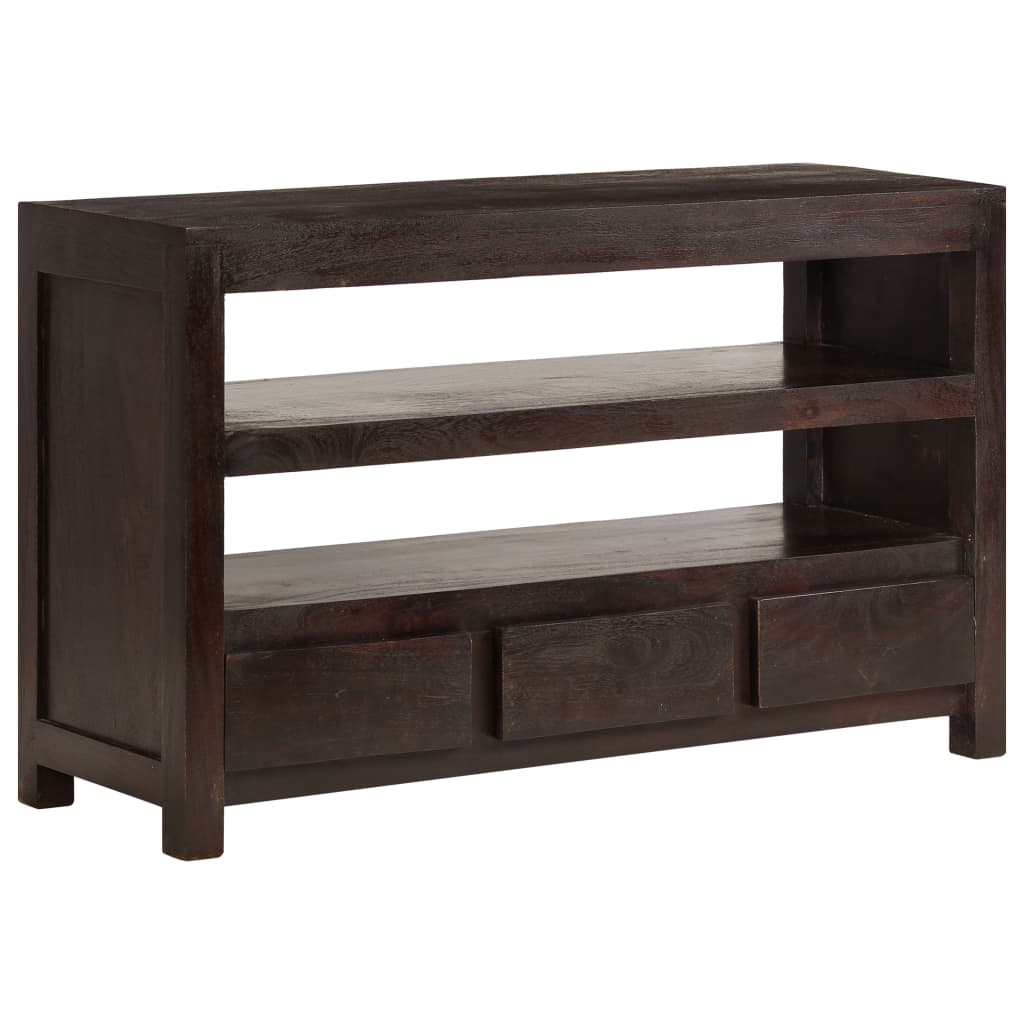 Meuble TV 90x30x55 cm en bois d'acacia massif