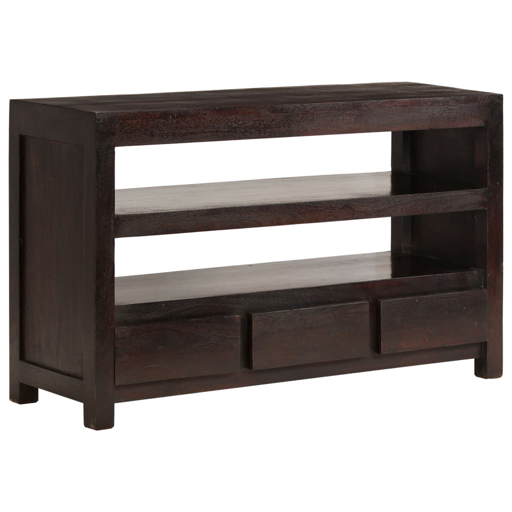 Meuble TV 90x30x55 cm en bois d'acacia massif