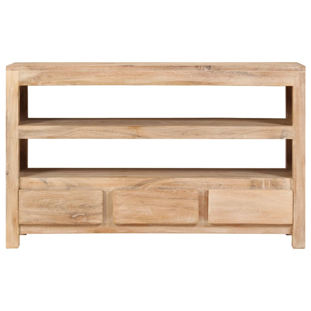 Meuble TV 90x30x55 cm en bois d'acacia massif