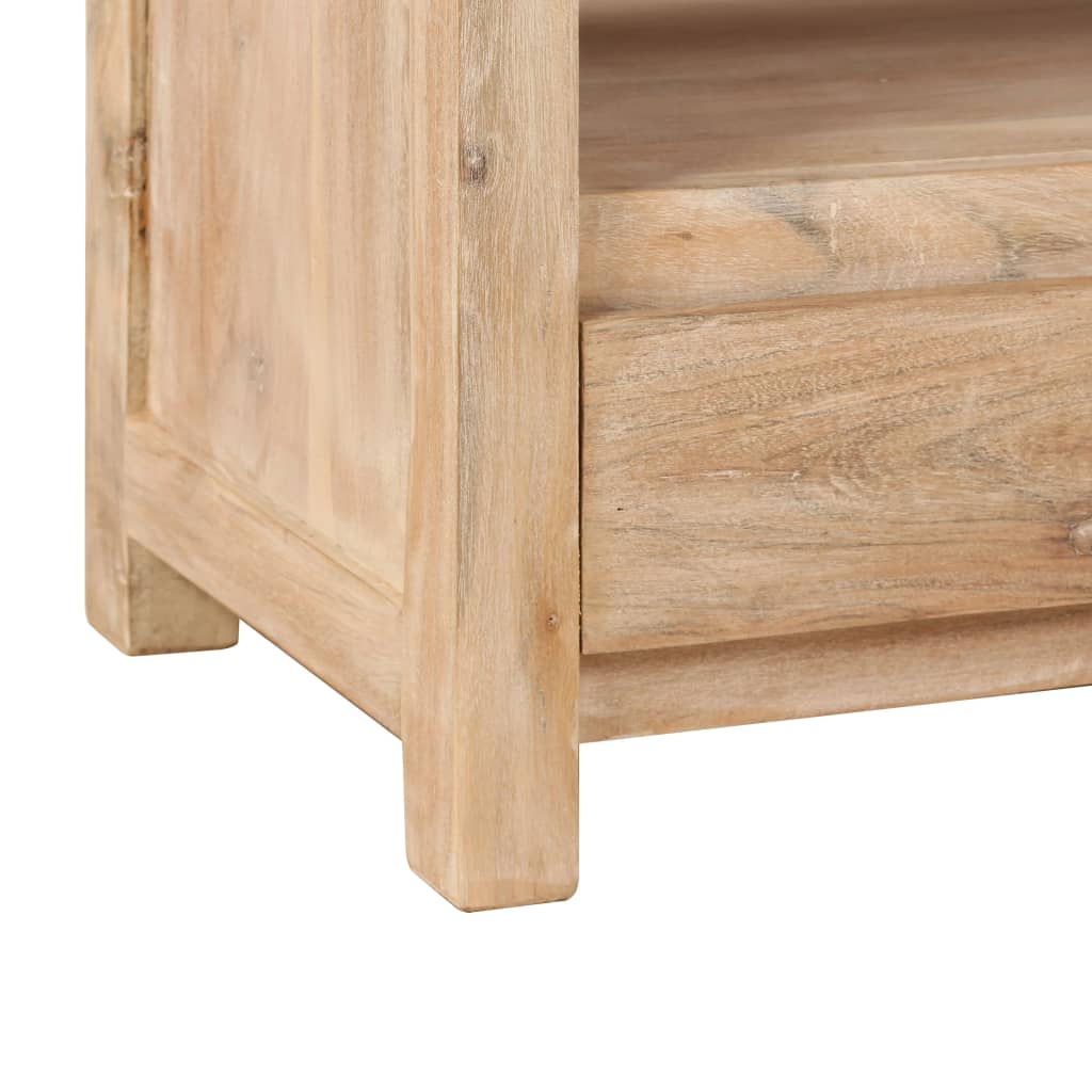 Meuble TV 90x30x55 cm en bois d'acacia massif