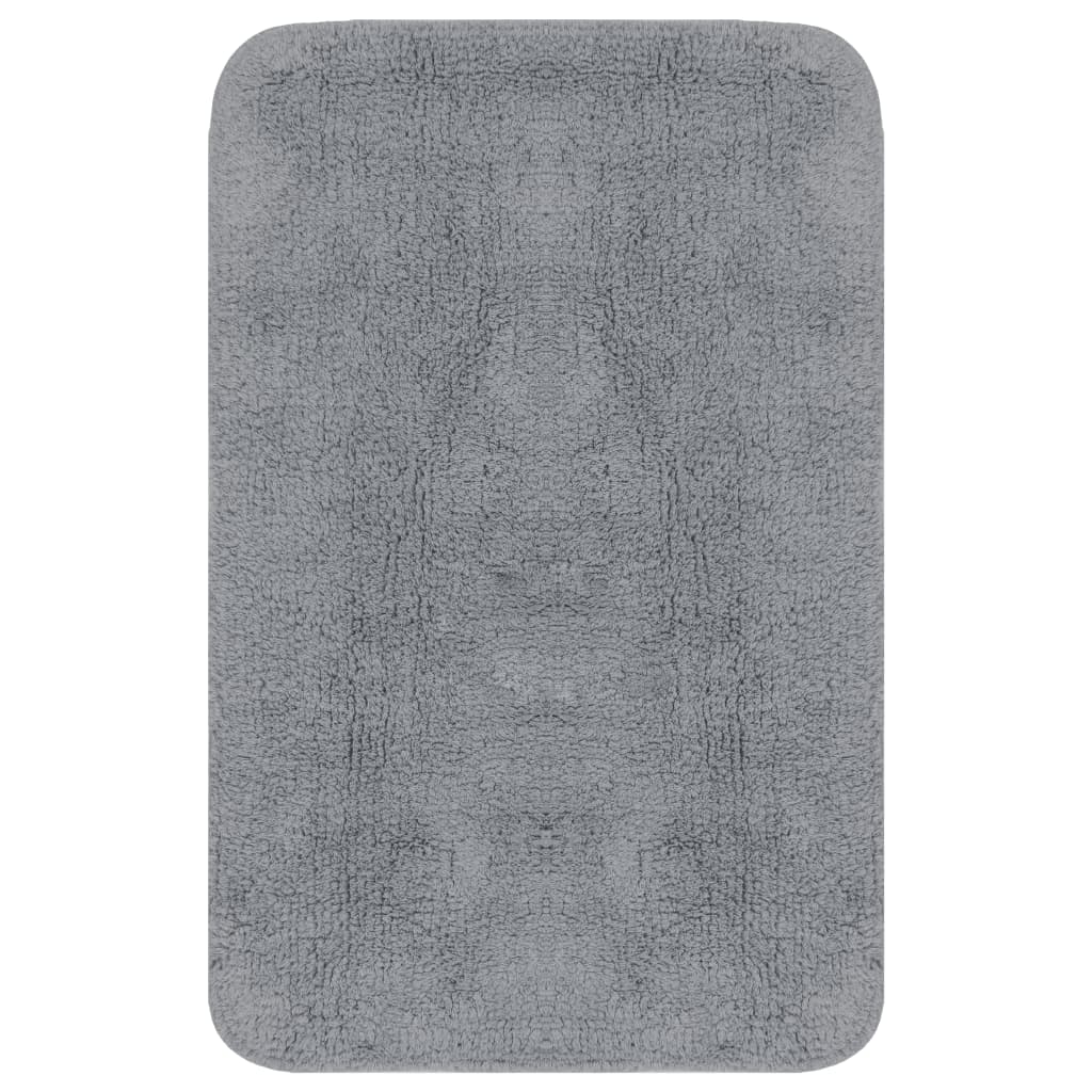 Set de tapis de bain tissu 3 pièces