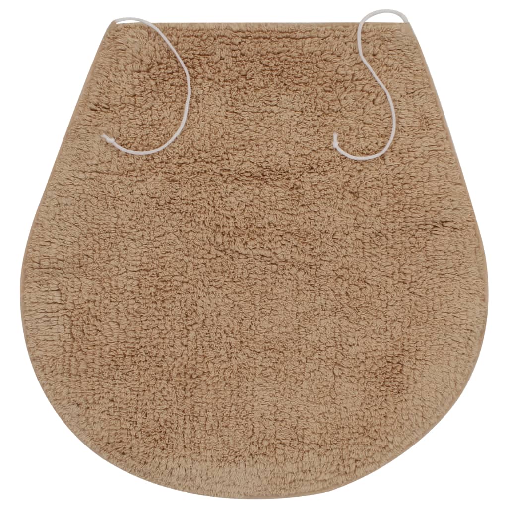 Set de tapis de bain tissu 3 pièces